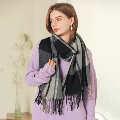 Winter Warm Cashmere Unisex Scarf - Long Windproof and Skin Friendly