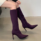 Trendy Stylish Comfortable Feminine Unique Elegant Chic Knee High Boots