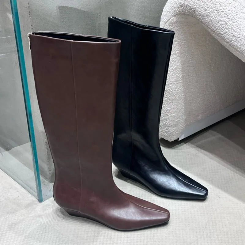 Fashionable Elegant Comfortable Unique Stylish Chic Versatile Knee High Boots Secondary image