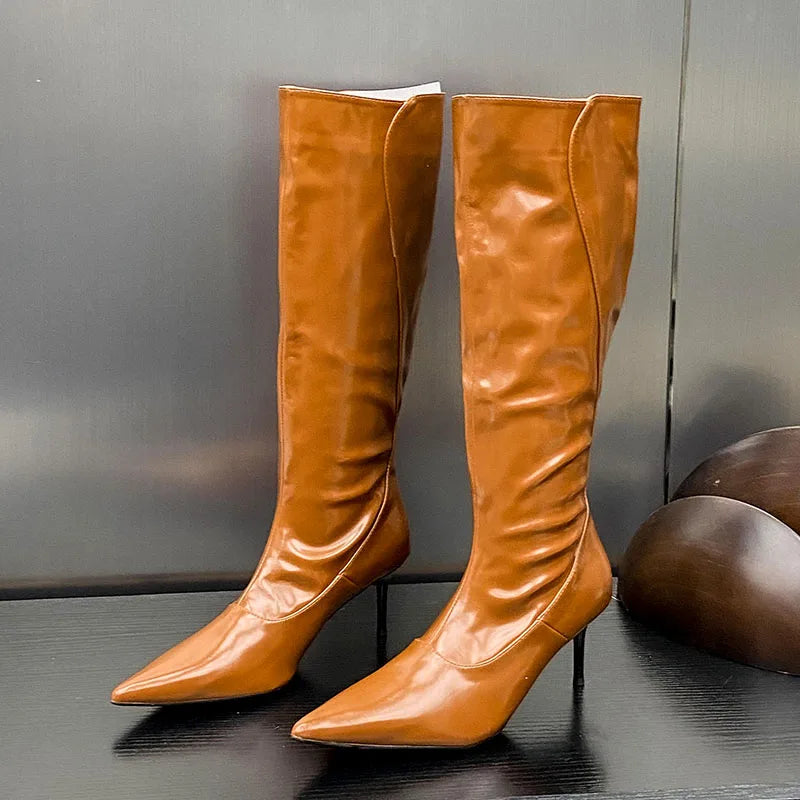 Fashionable Elegant Unique Stylish Comfortable Chic Versatile Knee High Boots Main image