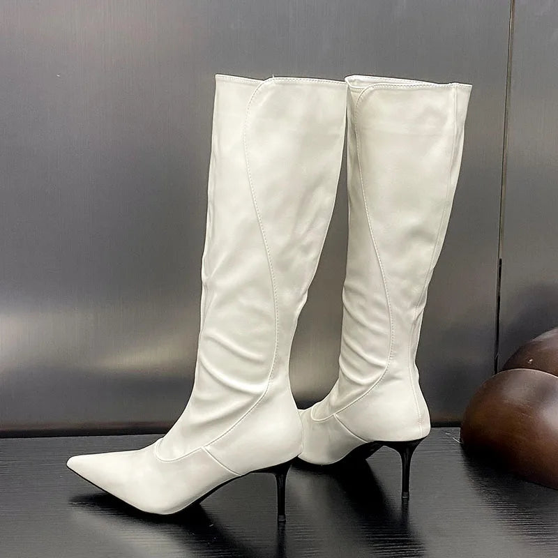 Fashionable Elegant Unique Stylish Comfortable Chic Versatile Knee High Boots Secondary image