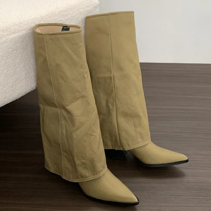 Fashionable Chic Unique Modern Stylish Comfortable Elegant Knee High Boots Secondary image
