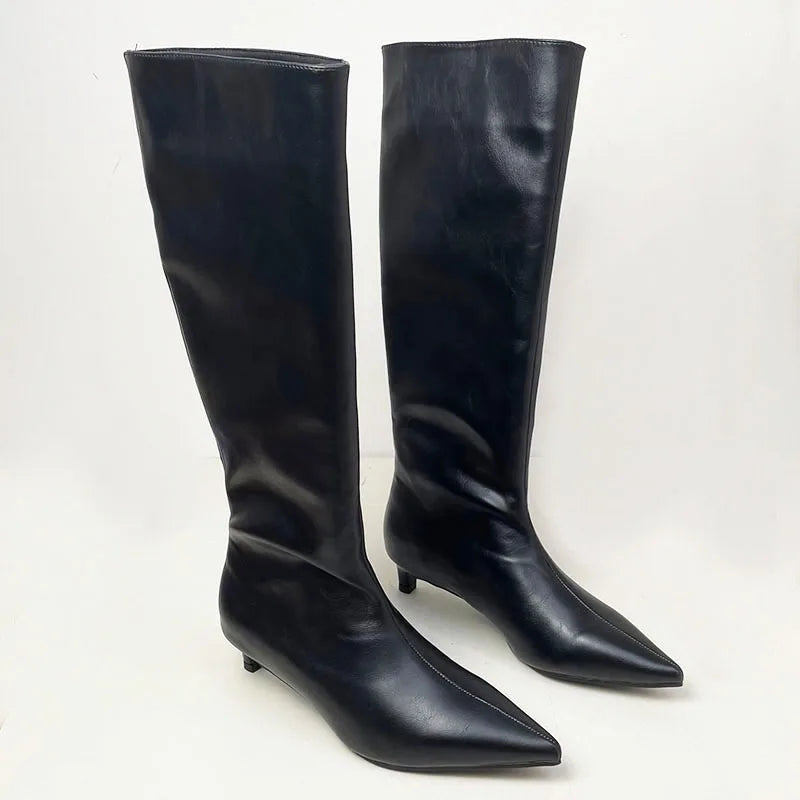 Chic Elegant Stylish Comfortable Fashionable Trendy Unique Knee High Boots Secondary image