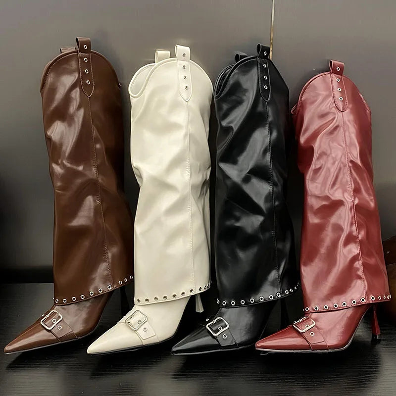 Elegant Chic Stylish Comfortable Warm Fashionable Unique Knee High Boots Main image