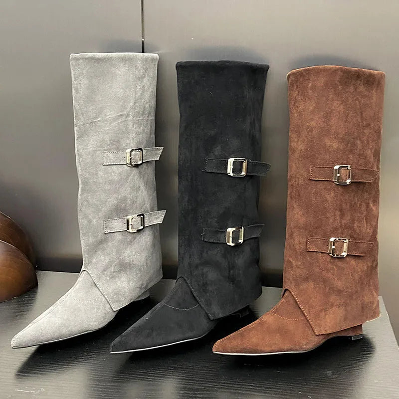 Trendy Stylish Elegant Feminine Comfortable Warm Unique Knee High Boots Main image