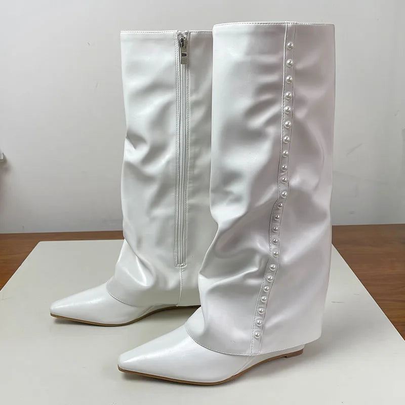 Trendy Chic Stylish Comfortable Elegant Feminine Unique Knee High Boots Main image