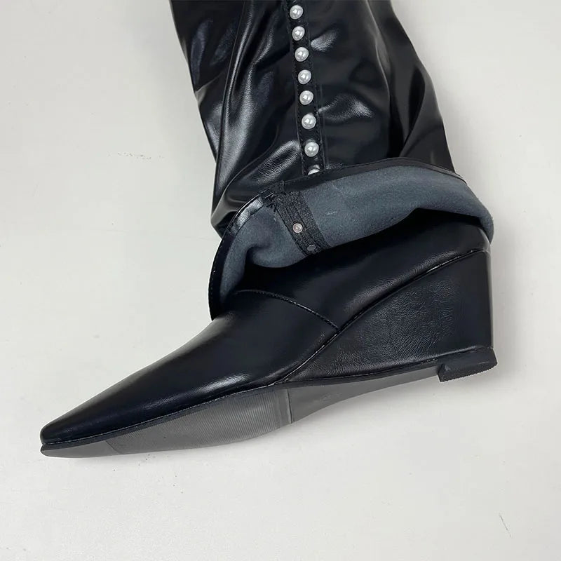Trendy Chic Stylish Comfortable Elegant Feminine Unique Knee High Boots Secondary image