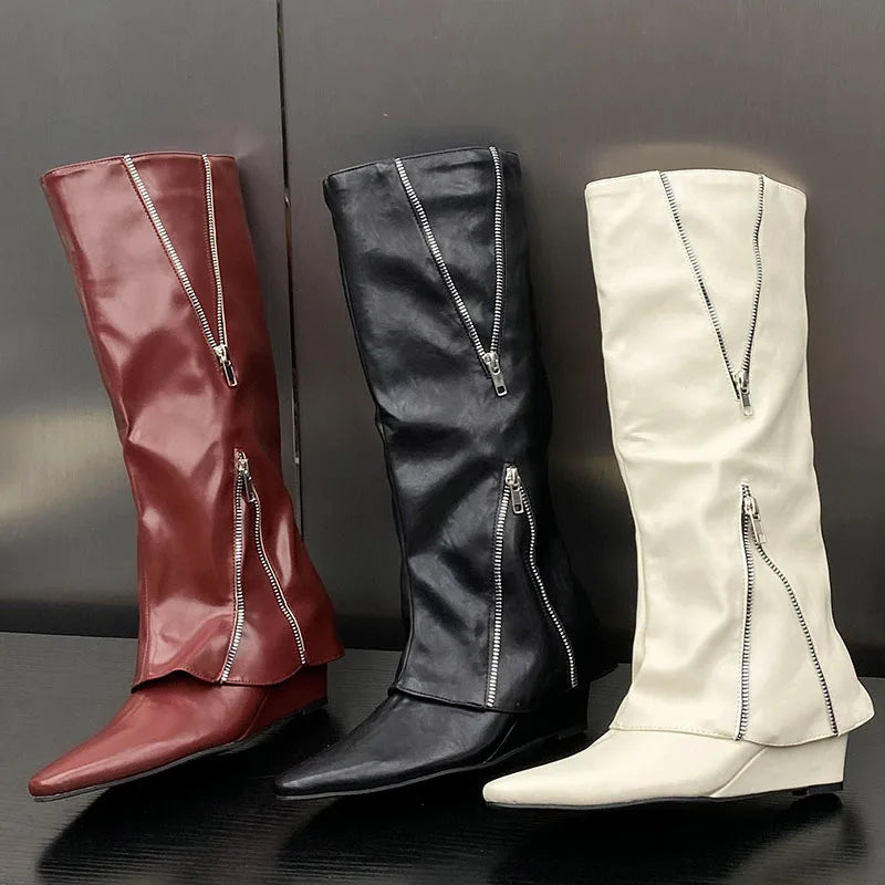 Winter Fashion Stylish Elegant Comfortable Unique Durable Knee High Boots Main image