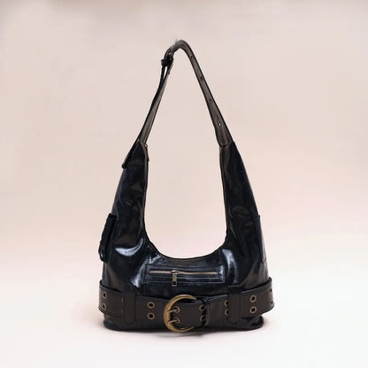 Black Punk Y2k Vintage Trend Aesthetic Gothic Tote Bag