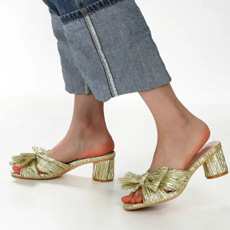 Spring Stylish Chic Elegant Pointed Toe Comfortable Low Heel Pumps Secondary image