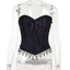 Gothic Spaghetti Strap Corset Punk Grunge  Halloween Clothing Crop Top
