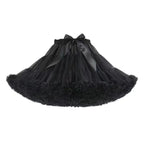 Long Sleeve Lolita Black Puff Sleeve High Waist Vintage Bandage Lace Trim Party Dress
