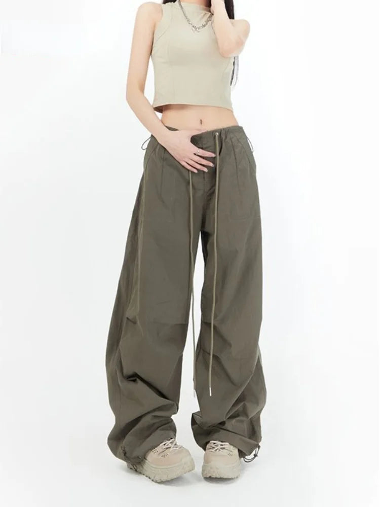Green Oversize Japanese Harajuku Baggy Pant Main image