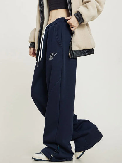 Harajuku Basic Star Sports Oversized Korean Fashion Wide Leg Pant