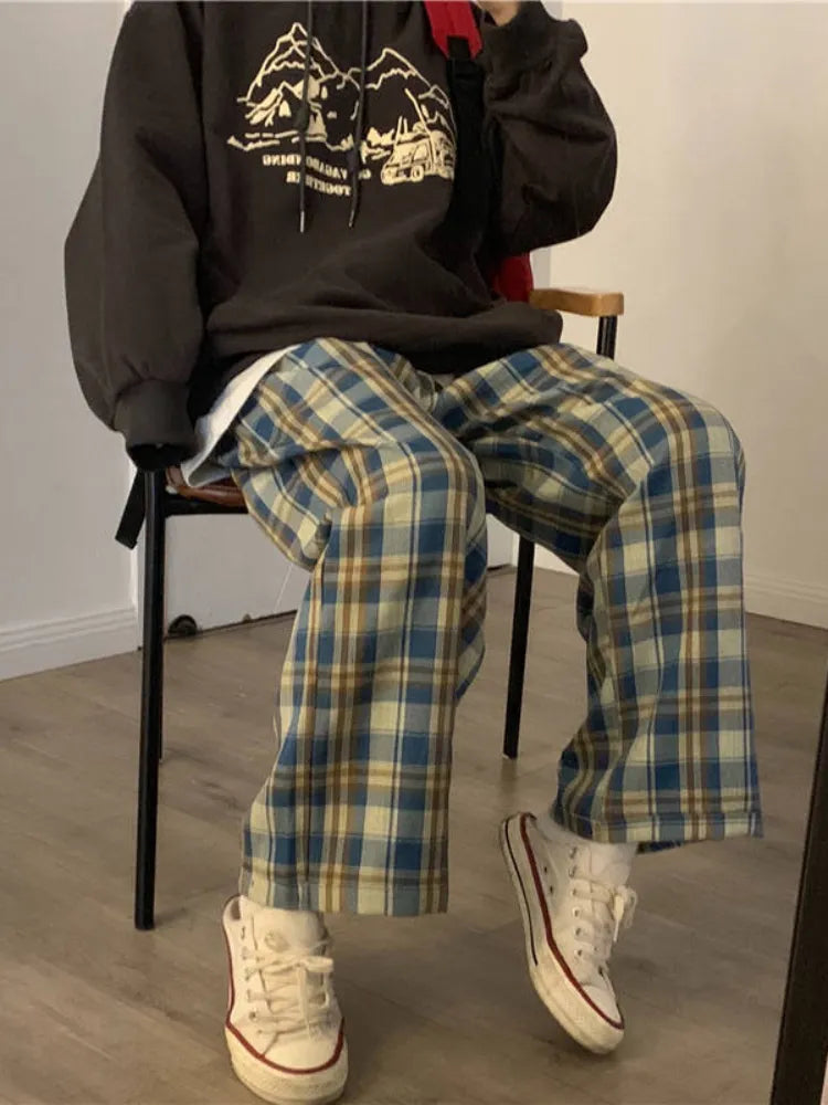 Plaid Oversize Harajuku Pajama Spring Summer Pant Main image