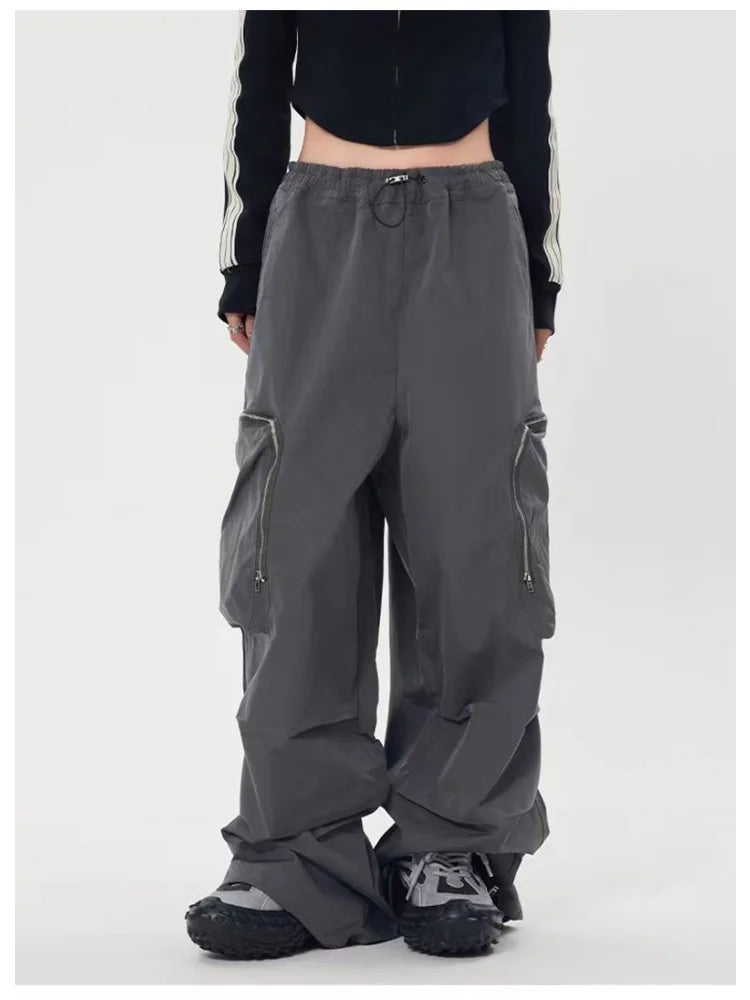 Hip Hop Baggy Cargo Y2K Streetwear Oversize Wide Leg Techwear Korean Pant Main image