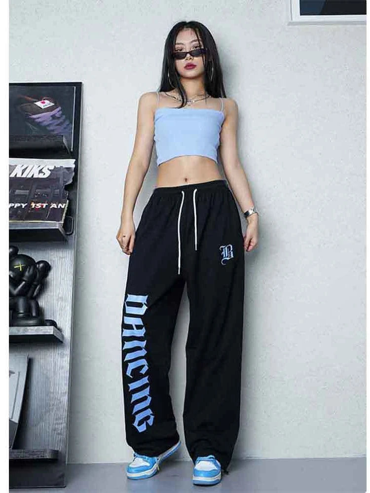 Hip Hop Black Oversize Jogger Track Harajuku Baggy Pant