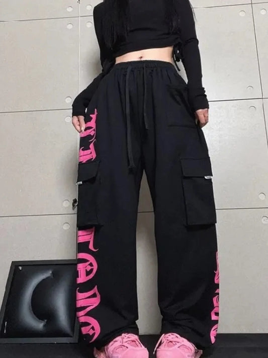 Harajuku Y2K Cargo Hippie Streetwear Oversized Baggy Pant