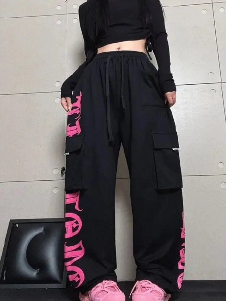 Harajuku Y2K Cargo Hippie Streetwear Oversized Baggy Pant Main image