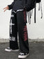 Gothic Wide Women Harajuku Graffiti Anime Streetwear Loose Pant