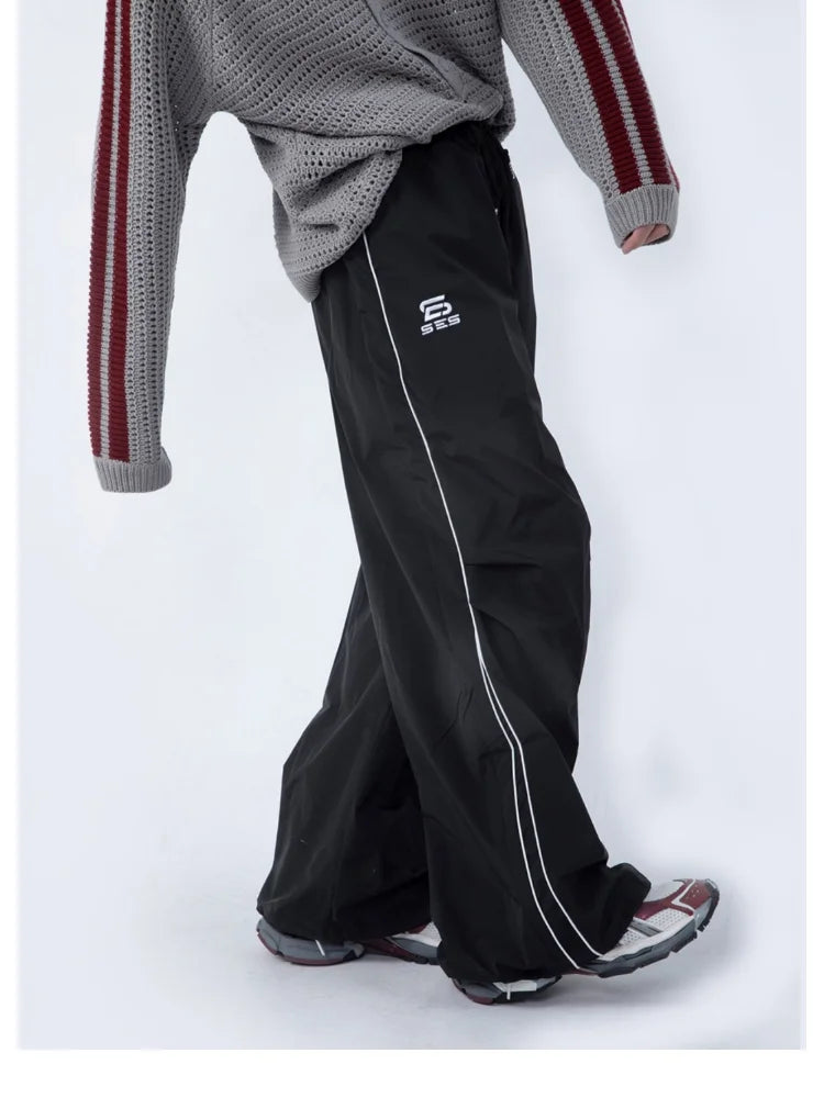 Techwear Black Baggy Sweatpants Vintage Streetwear Oversized Jogging Pant Main image