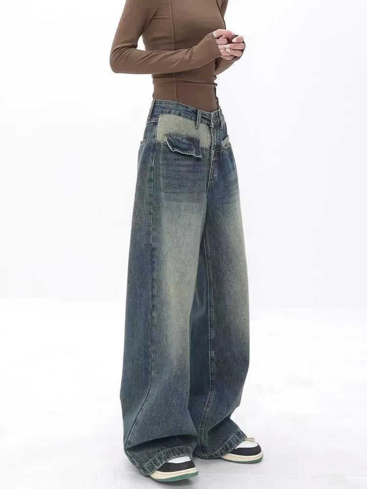 Blue Trashy 2000s Baggy Women Vintage Y2K Oversize Denim Pant