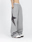 Star Jogging Sweatpants Women Harajuku Retro Vintage Patchwork Pant
