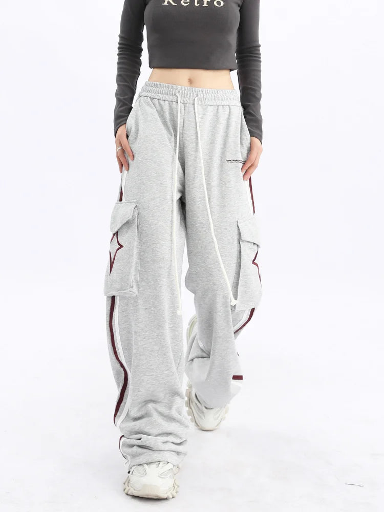 Vintage Star Oversize Black Side Stripe Jogging Pant Main image