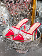 Rhinestone Slippers Fashion High Heel High Heels Open Toe Party High Heel