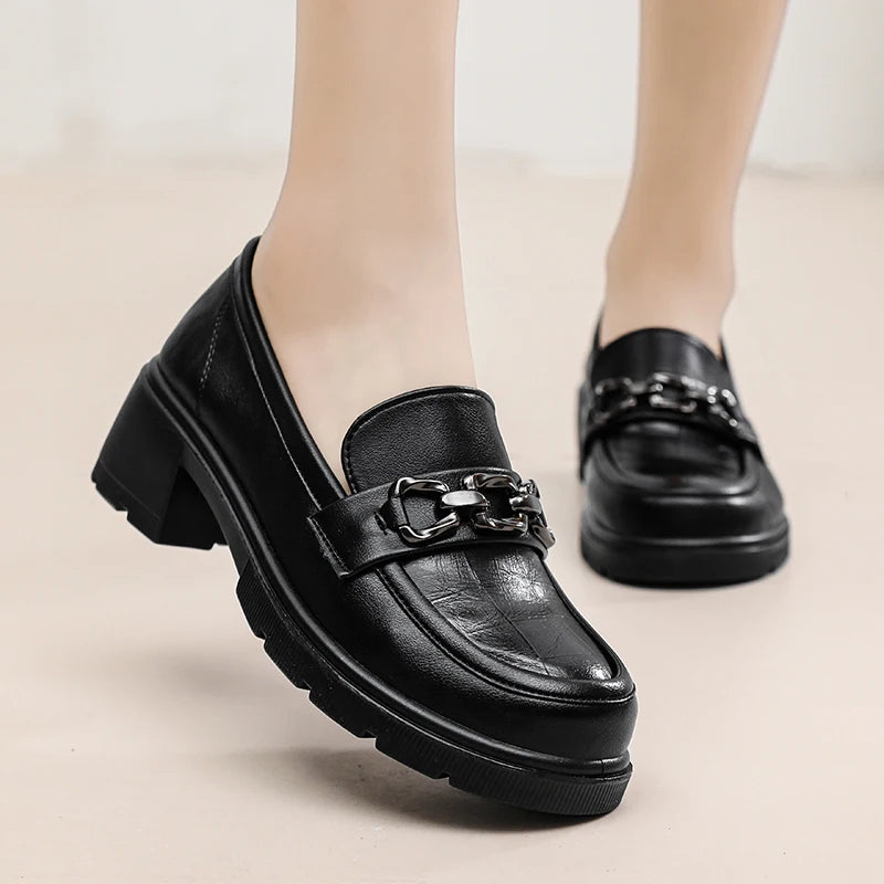 Patent Leather British Tassel Bowknot Casual Comfortable Flats Loafers Main image