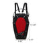 Black Gothic Pentagram Designer Casual Retro Unisex Women Fashion Leather Shoulder Bag