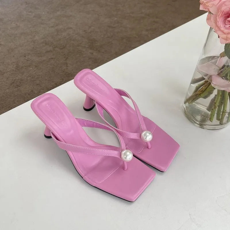 Highs Slippers Summer Luxury Fashion  Women's Slides Low Heel Pumps Main image