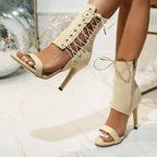 Summer  Thin High Heels Open Toe Fashion Dancing High Heel