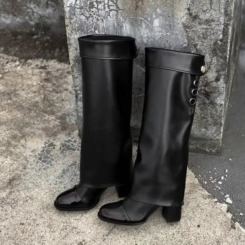 Chic Stylish Comfortable Elegant Trendy Fashion Pointed Toe Knee High Boots Main image