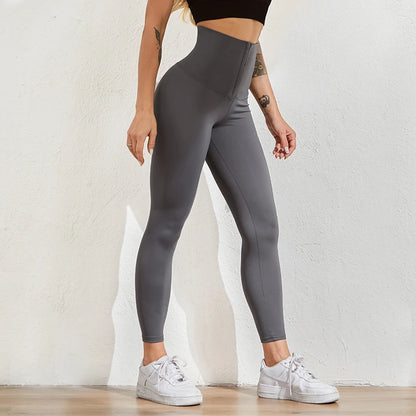 High Waist Fitness Sexy Slim Push Up Sports Black Leggings