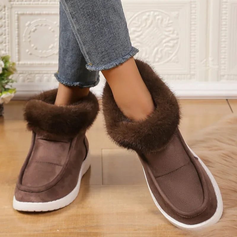 Hot Sale Ladies Shoes 2024 New Casual Fashionable Winter Female Shoes Comfortable and Warm Women's Snow Boots Botas De Mujer Secondary image
