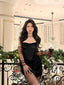 Gothic Velvet Sleeveless Lolita Emo Grunge Punk  Elegant Clubwear Mini Dress