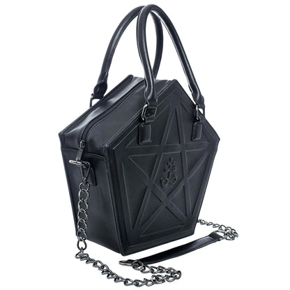 Pentagram Punk Darkness Gothic Soft Leather High Quality Chain Bag