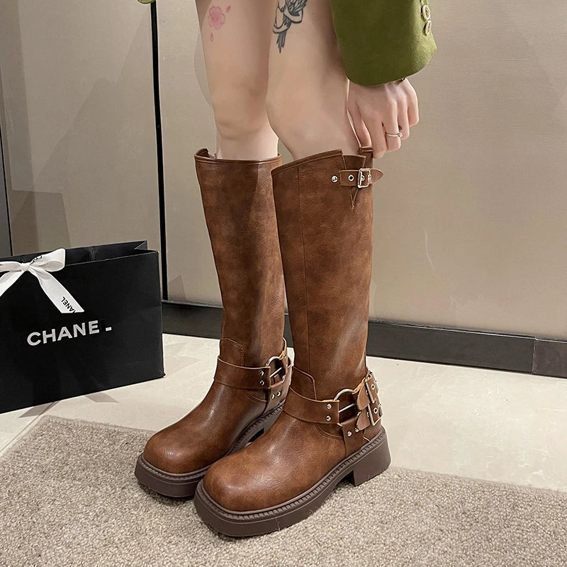 Elegant Chic Stylish Pointed Toe Comfortable Knee High Boots Secondary image