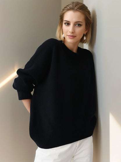 Oversized Loose Casual Autumn Winter Warm Thick Knit Sweater