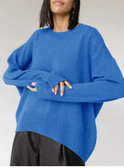 Oversized Loose Casual Autumn Winter Warm Thick Knit Sweater