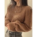 Loose Vintage Lantern Long Autumn Warm Chic Sweater