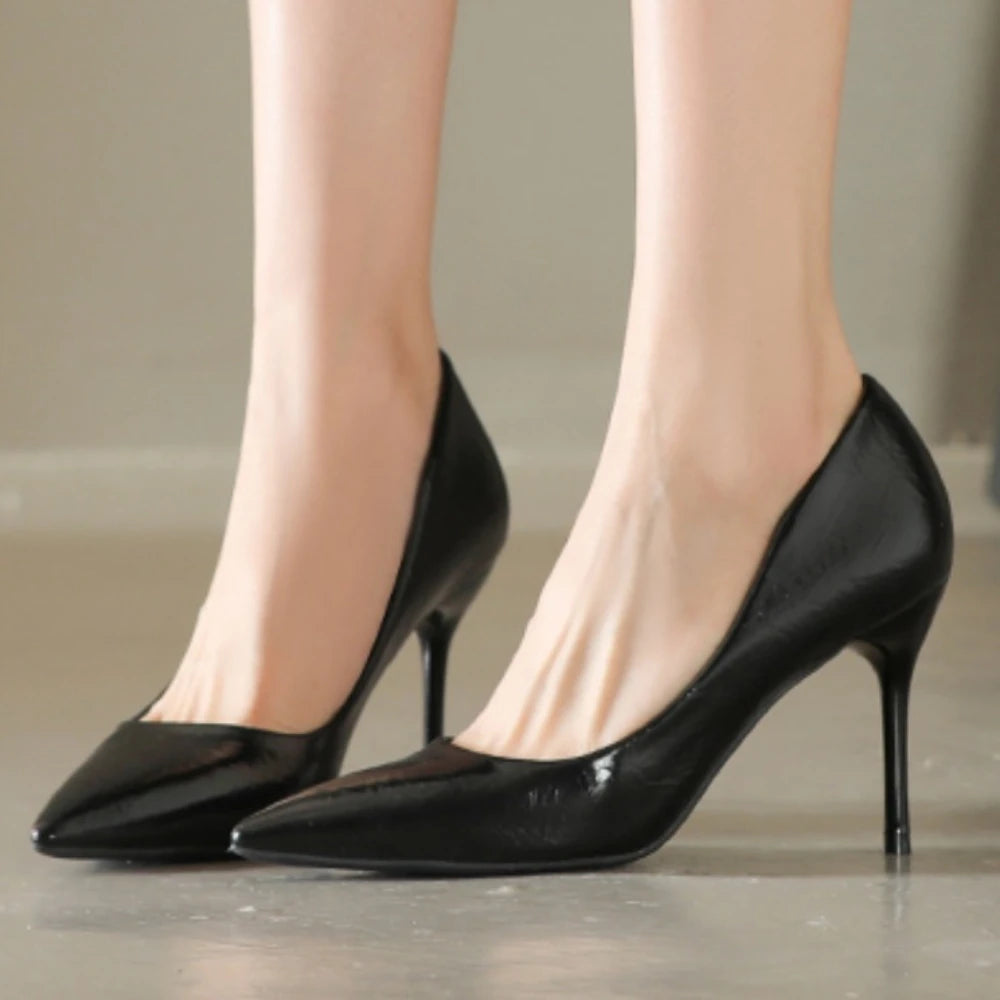 Luxury Gold Shiny Large Size Party Pointed Toe Wedding High Heel Main image