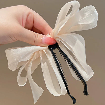 Banana Clip Double Layer Horsetail Christmas Hair Accessory