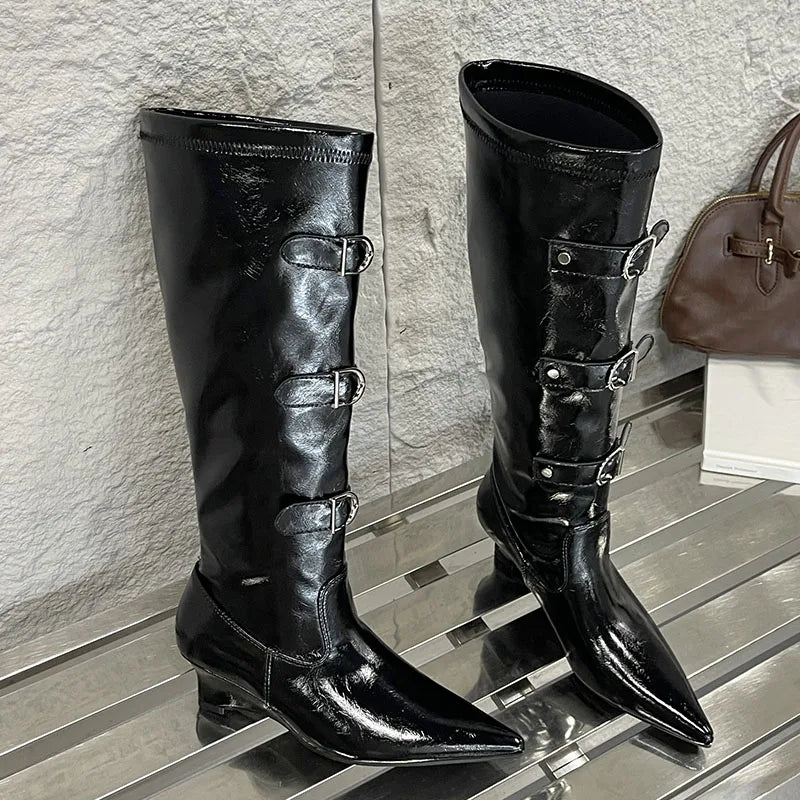 Fashionable Stylish Elegant Comfortable Modern Trendy Chic Knee High Boots Main image