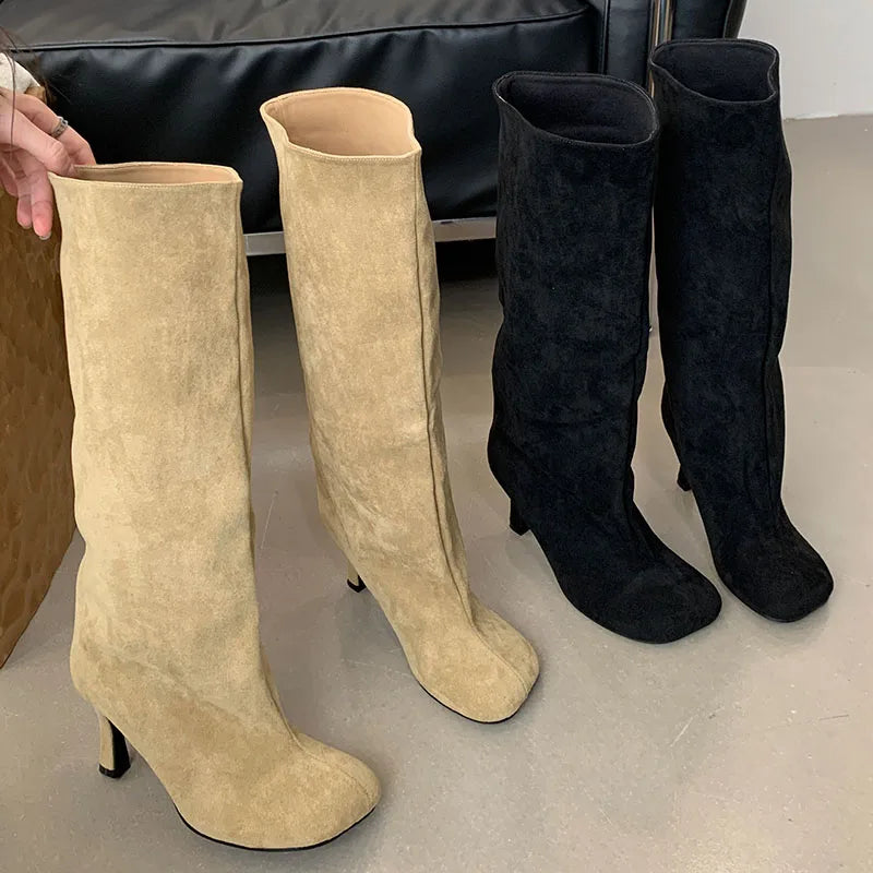 Chic Stylish Comfortable Elegant Trendy Fashion Pointed Toe Knee High Boots Main image