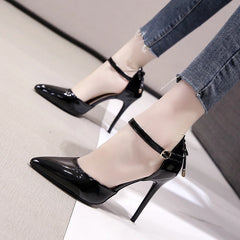 Pointed Toe Fashion  Black Wedding Nude Bridal Ladies High Heel