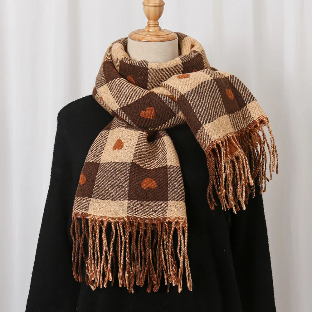 Luxury Winter Cashmere Pashmina Blanket Scarf for Women