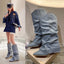 Trendy Stylish Elegant Comfortable Fashionable Chic Pointed Toe Knee High Boots