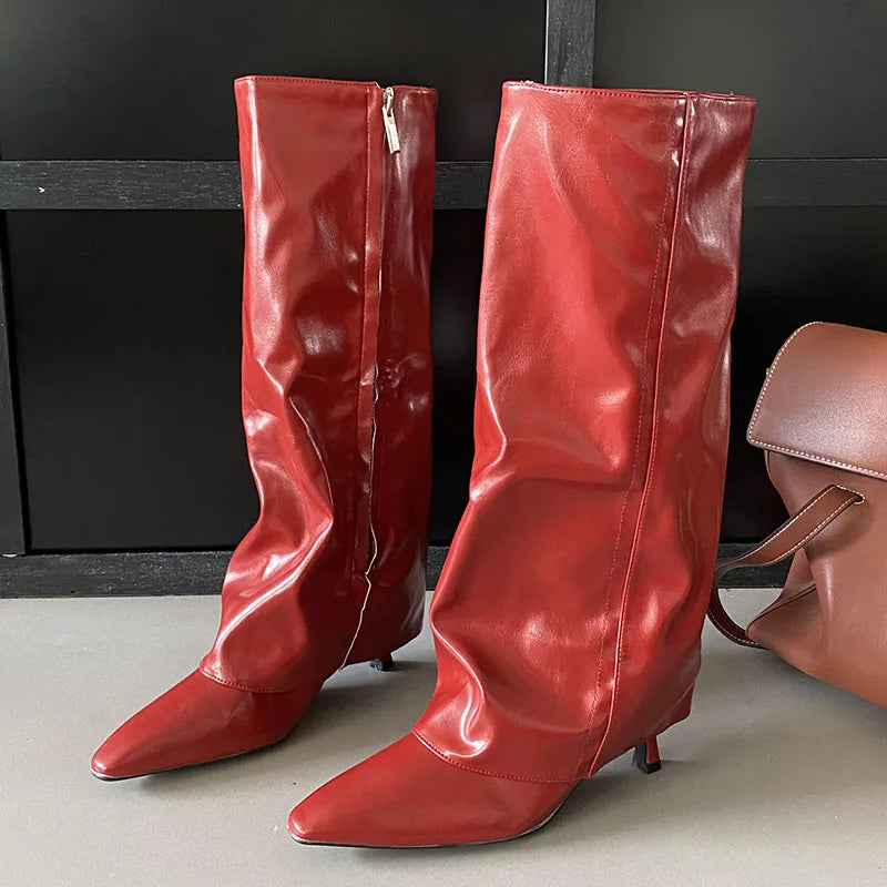 Warm Stylish Comfortable Chic Trendy Elegant Feminine Knee High Boots Main image